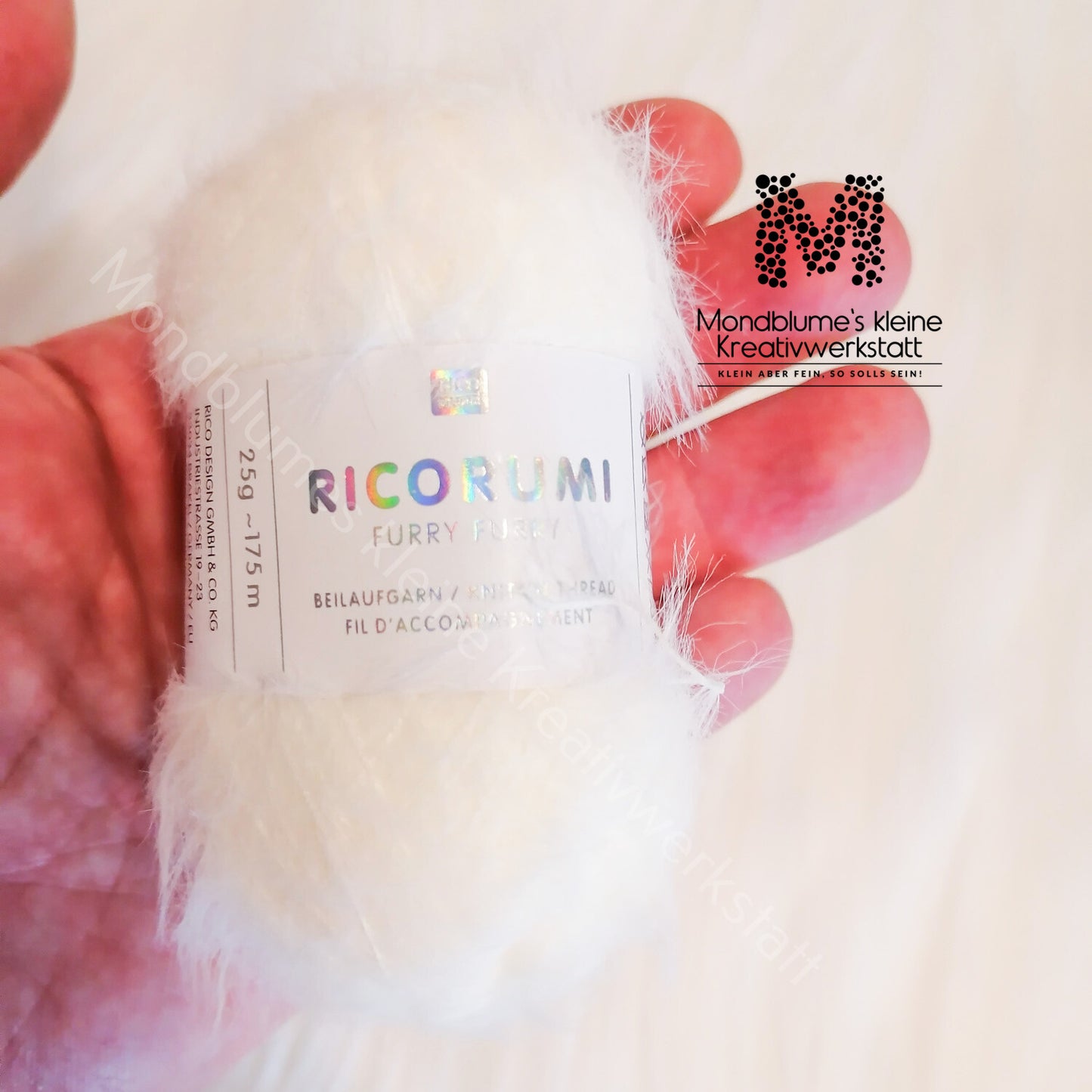 Ricorumi Furry Furry 25g in 10 Farben | Fellgarn geprüft nach DIN EN 71-3