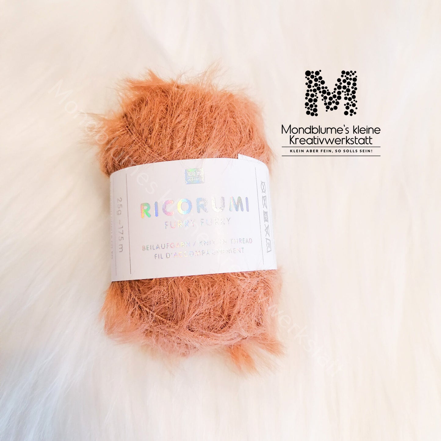 Ricorumi Furry Furry 25g in 10 Farben | Fellgarn geprüft nach DIN EN 71-3