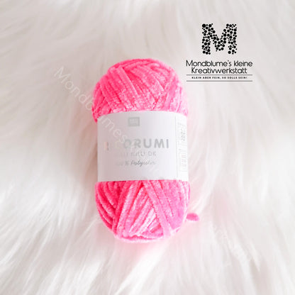 Ricorumi Nilli Nilli 25g in 30 Farben | Feines Chenillegarn geprüft nach DIN EN 71-3