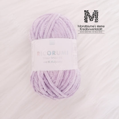 Ricorumi Nilli Nilli 25g in 30 Farben | Feines Chenillegarn geprüft nach DIN EN 71-3