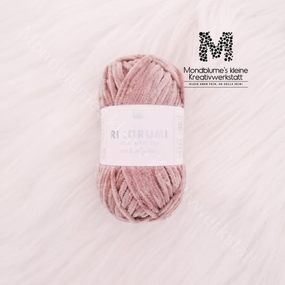 Ricorumi Nilli Nilli 25g in 30 Farben | Feines Chenillegarn geprüft nach DIN EN 71-3