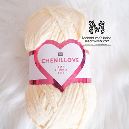 Rico Creative Chenillove 100g in 28 Farben | Geprüfte Chenille-Wolle nach DIN EN 71-3
