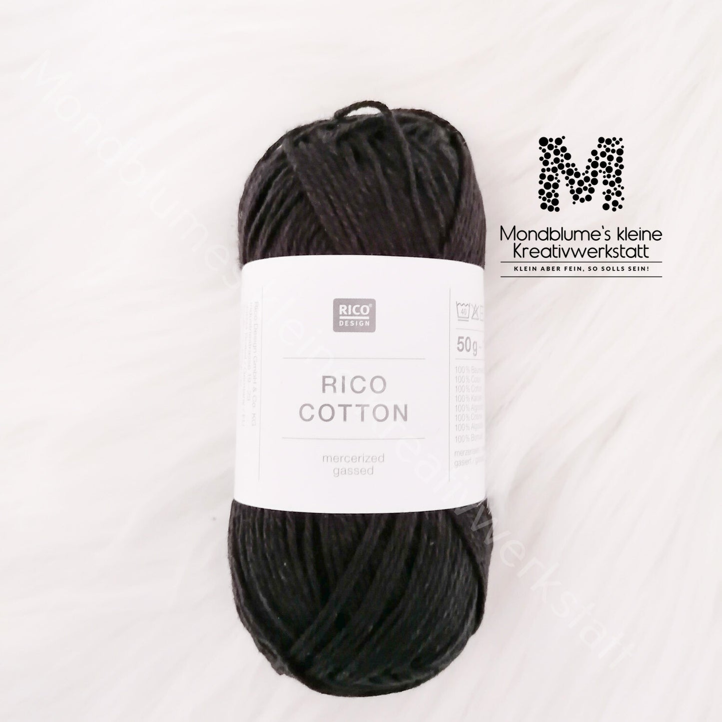 Rico Cotton 50g in 24 Farben | Baumwollgarn geprüft nach DIN EN 71-3