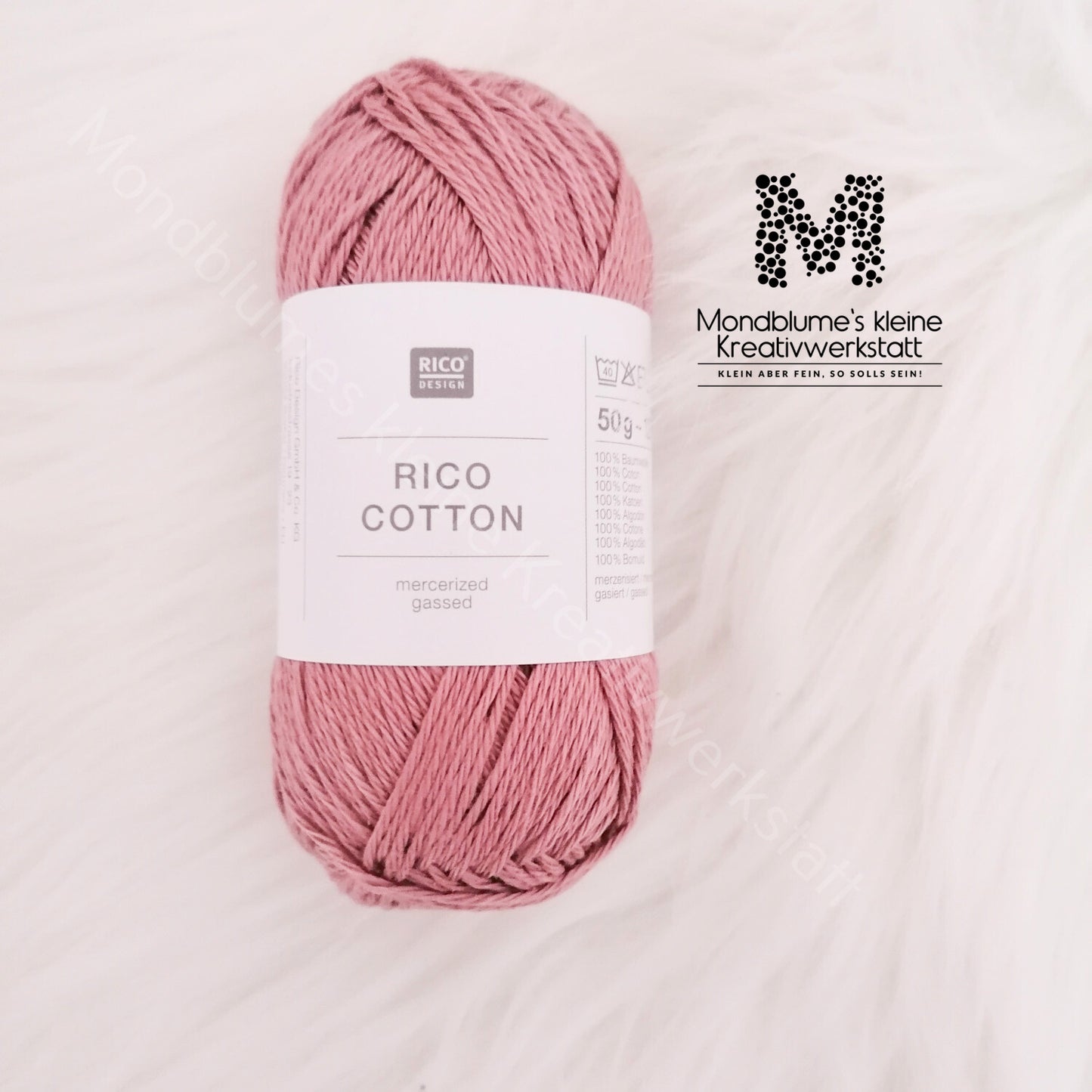 Rico Cotton 50g in 24 Farben | Baumwollgarn geprüft nach DIN EN 71-3