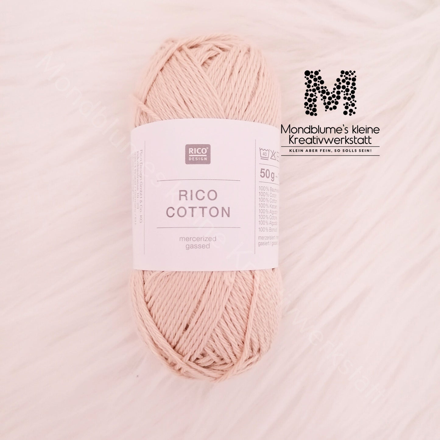 Rico Cotton 50g in 24 Farben | Baumwollgarn geprüft nach DIN EN 71-3