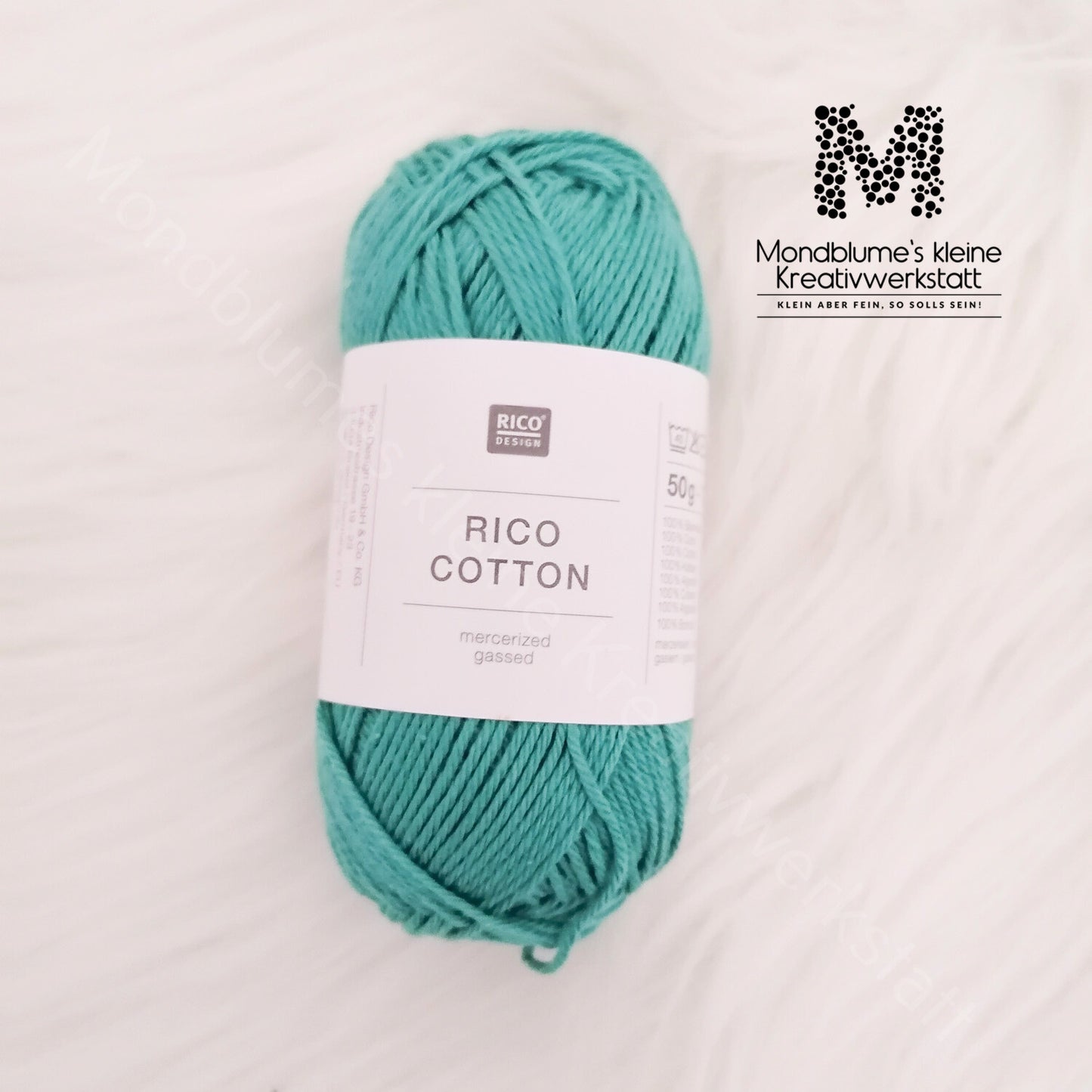Rico Cotton 50g in 24 Farben | Baumwollgarn geprüft nach DIN EN 71-3