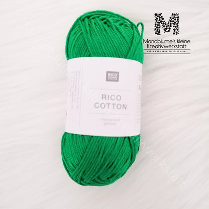 Rico Cotton 50g in 24 Farben | Baumwollgarn geprüft nach DIN EN 71-3