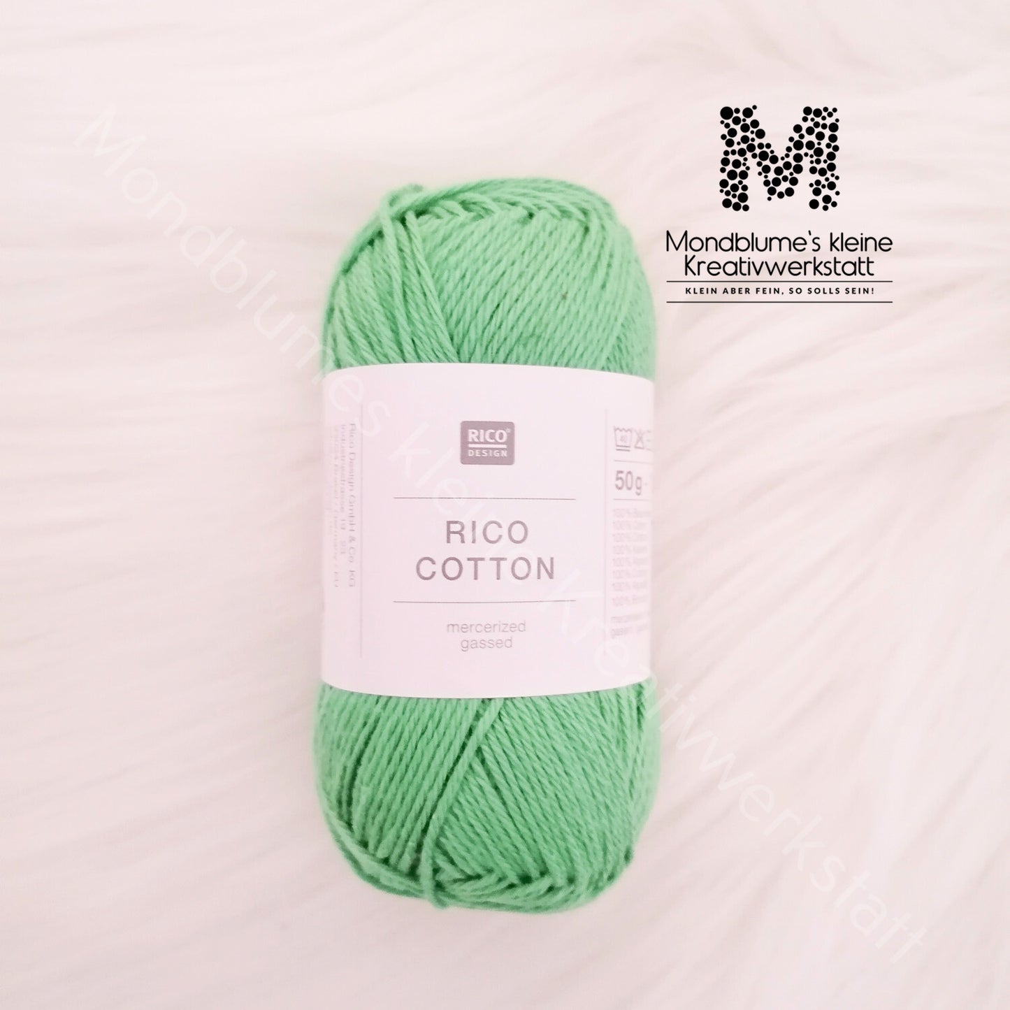 Rico Cotton 50g in 24 Farben | Baumwollgarn geprüft nach DIN EN 71-3