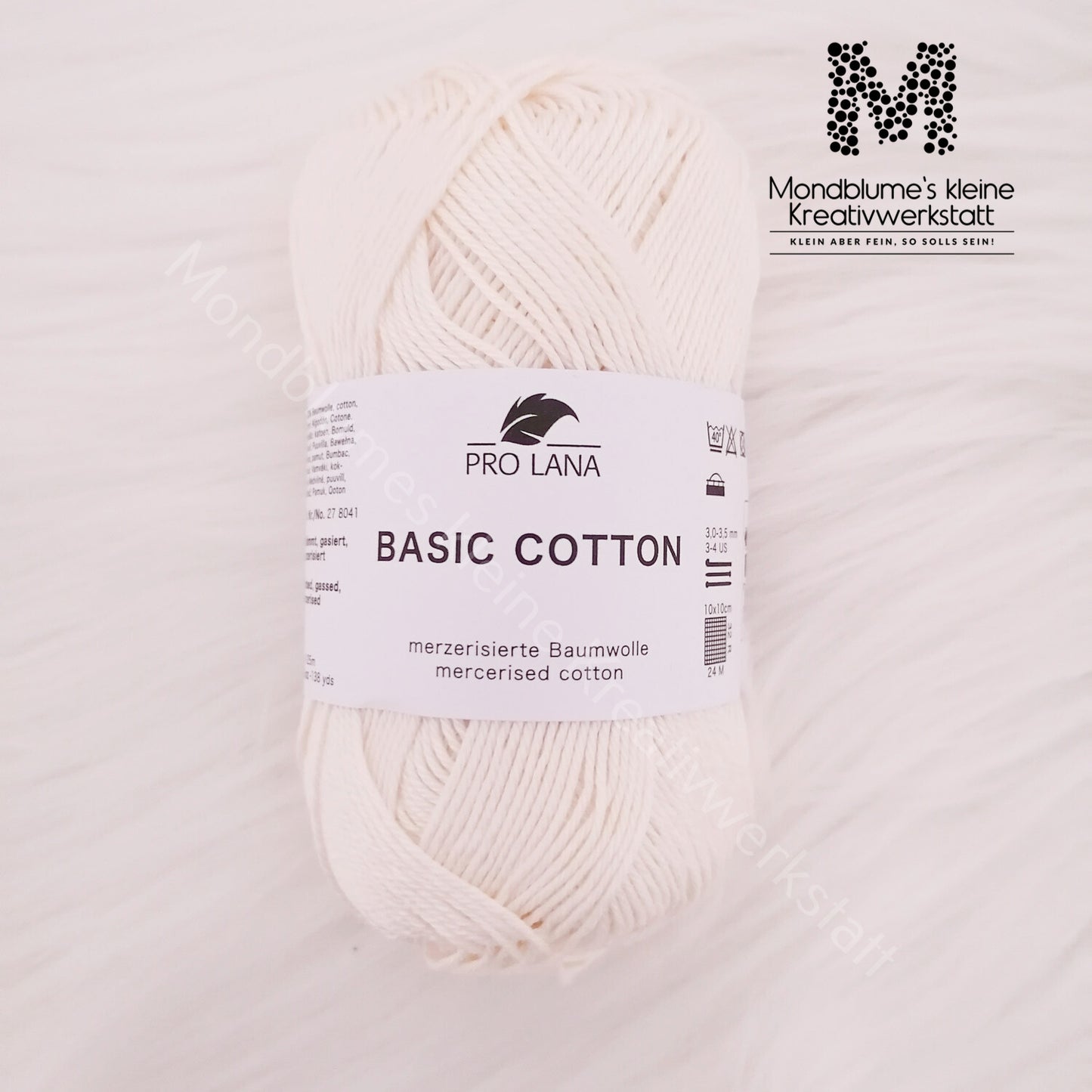 Pro Lana Basic Cotton 50g in 18 Farben | Baumwollgarn geprüft nach DIN EN 71-3