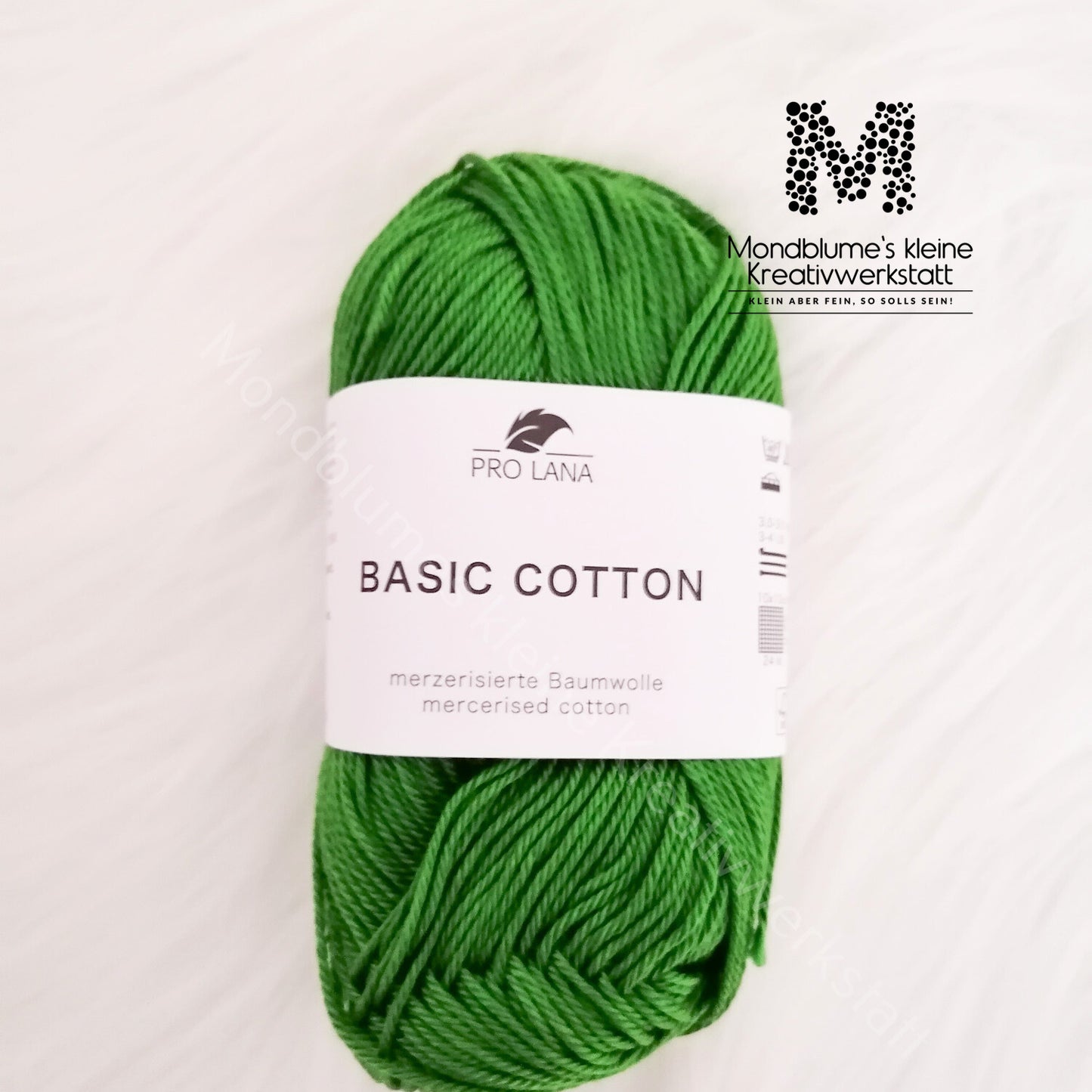 Pro Lana Basic Cotton 50g in 18 Farben | Baumwollgarn geprüft nach DIN EN 71-3