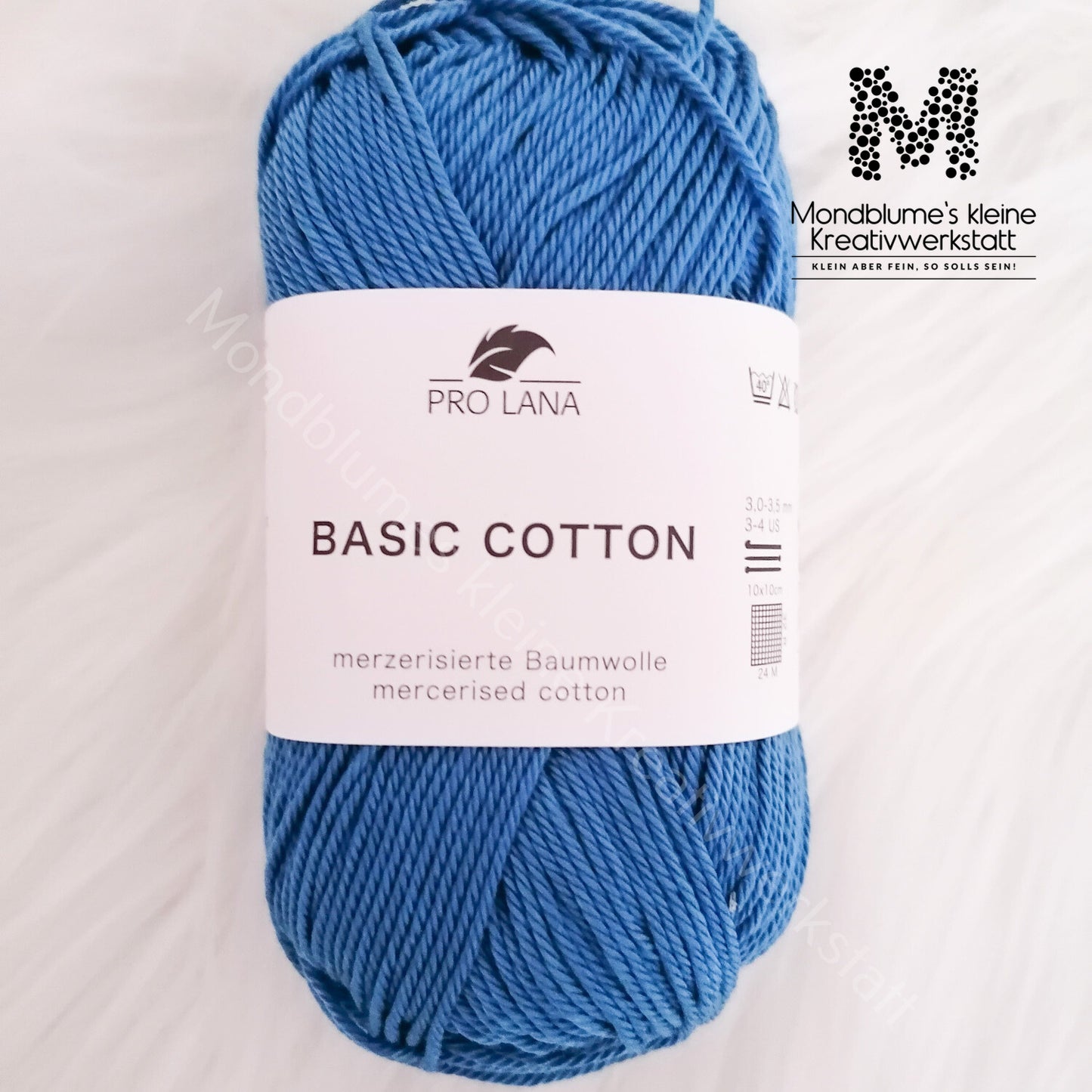 Pro Lana Basic Cotton 50g in 18 Farben | Baumwollgarn geprüft nach DIN EN 71-3