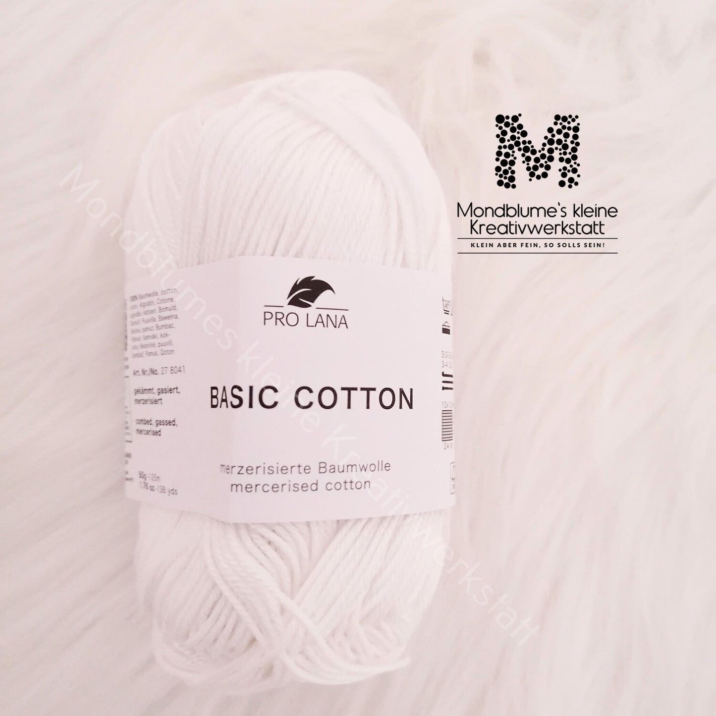 Pro Lana Basic Cotton 50g in 18 Farben | Baumwollgarn geprüft nach DIN EN 71-3