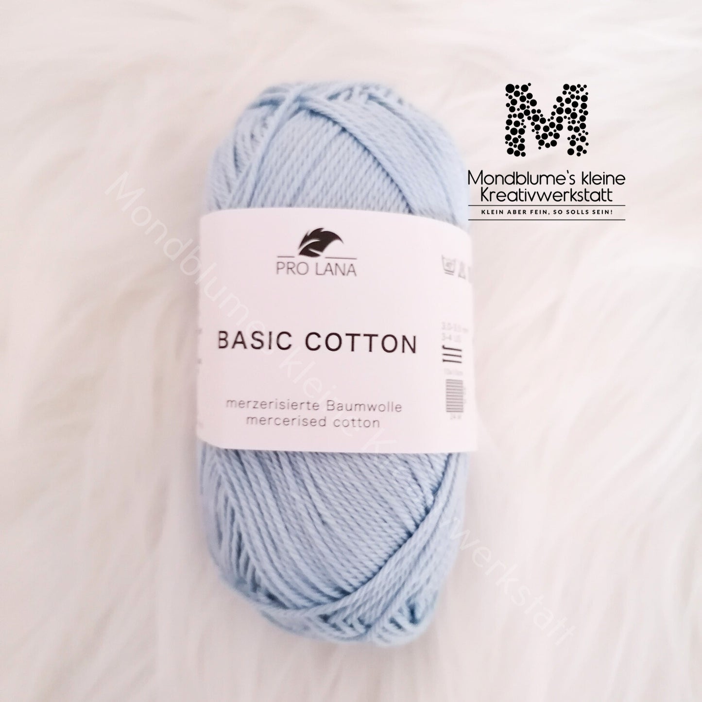 Pro Lana Basic Cotton 50g in 18 Farben | Baumwollgarn geprüft nach DIN EN 71-3