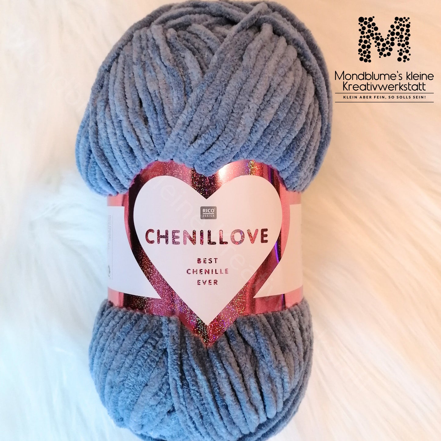 Rico Creative Chenillove 100g in 28 Farben | Geprüfte Chenille-Wolle nach DIN EN 71-3