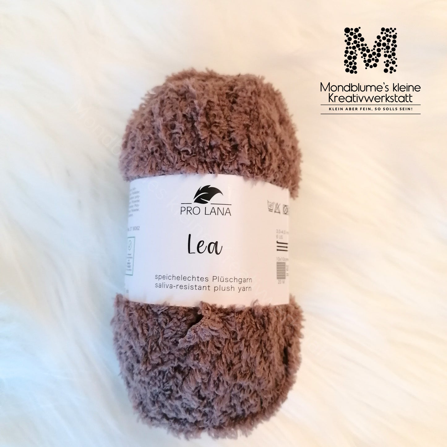Pro Lana Lea 25g in 18 Farben | Flauschiges Teddygarn geprüft nach DIN EN 71-3
