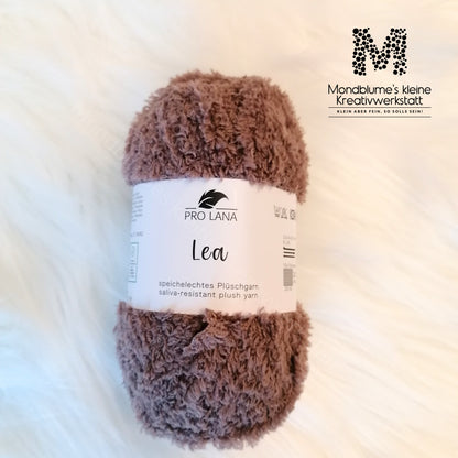 Pro Lana Lea 25g in 18 Farben | Flauschiges Teddygarn geprüft nach DIN EN 71-3