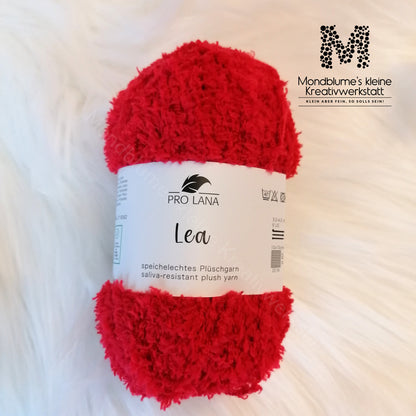 Pro Lana Lea 25g in 18 Farben | Flauschiges Teddygarn geprüft nach DIN EN 71-3