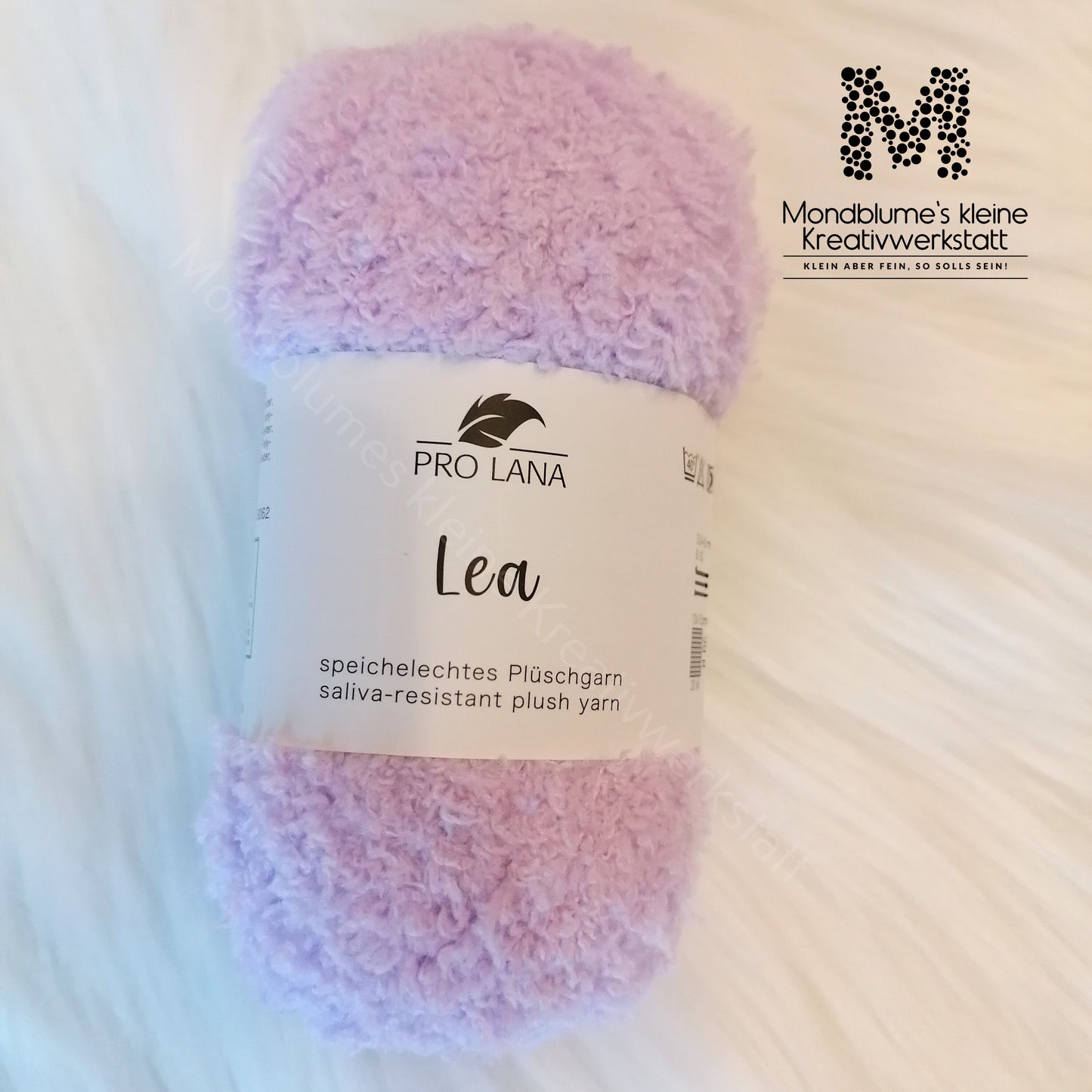 Pro Lana Lea 25g in 18 Farben | Flauschiges Teddygarn geprüft nach DIN EN 71-3