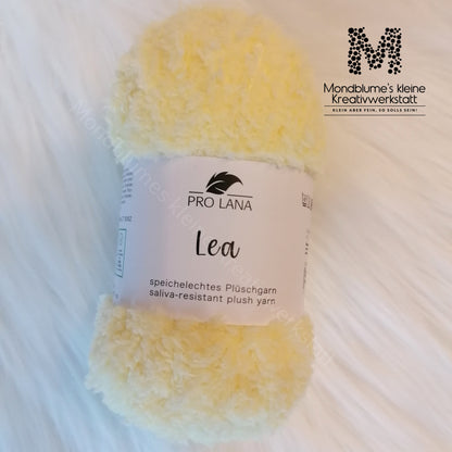 Pro Lana Lea 25g in 18 Farben | Flauschiges Teddygarn geprüft nach DIN EN 71-3