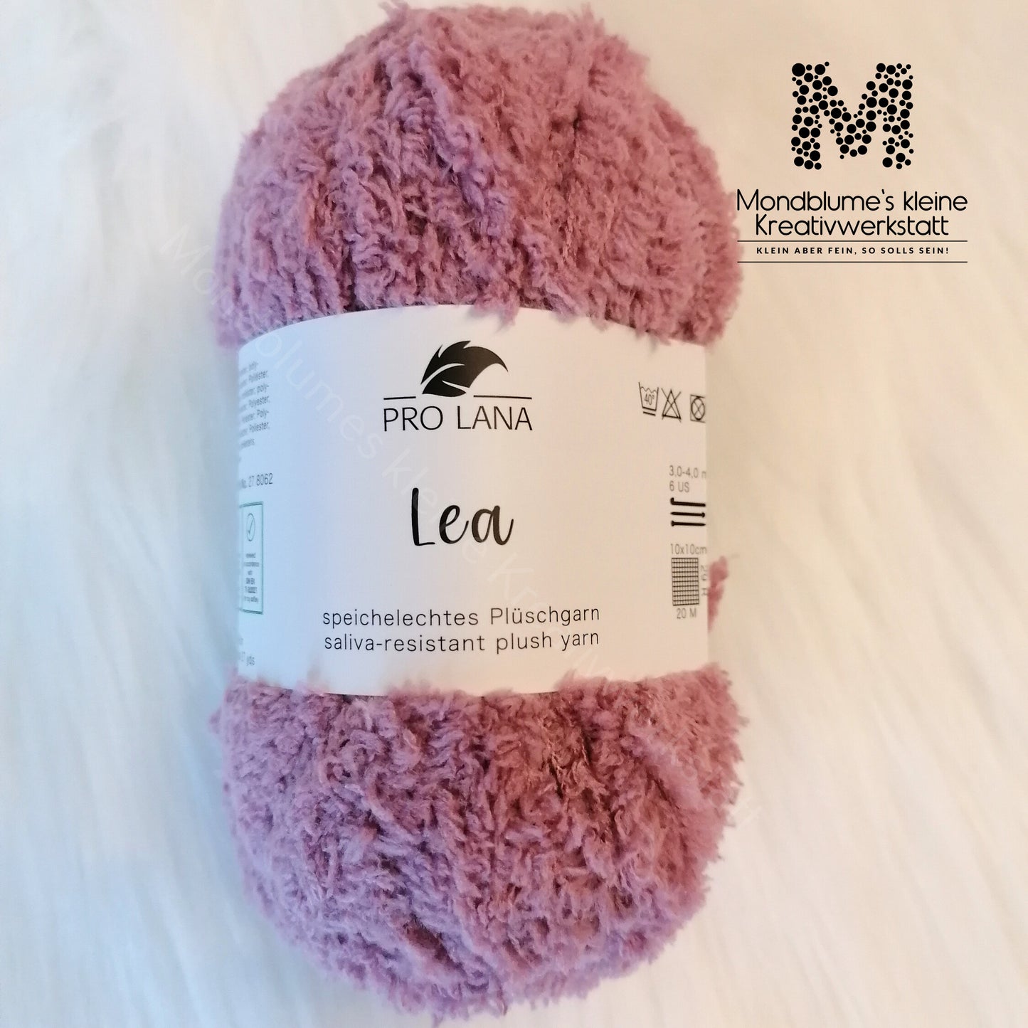 Pro Lana Lea 25g in 18 Farben | Flauschiges Teddygarn geprüft nach DIN EN 71-3