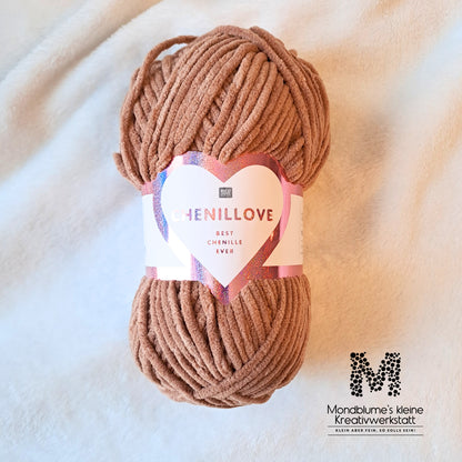 Rico Creative Chenillove 100g in 28 Farben | Geprüfte Chenille-Wolle nach DIN EN 71-3