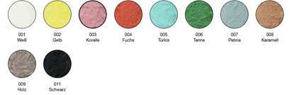 Ricorumi Furry Furry 25g in 10 Farben | Fellgarn geprüft nach DIN EN 71-3