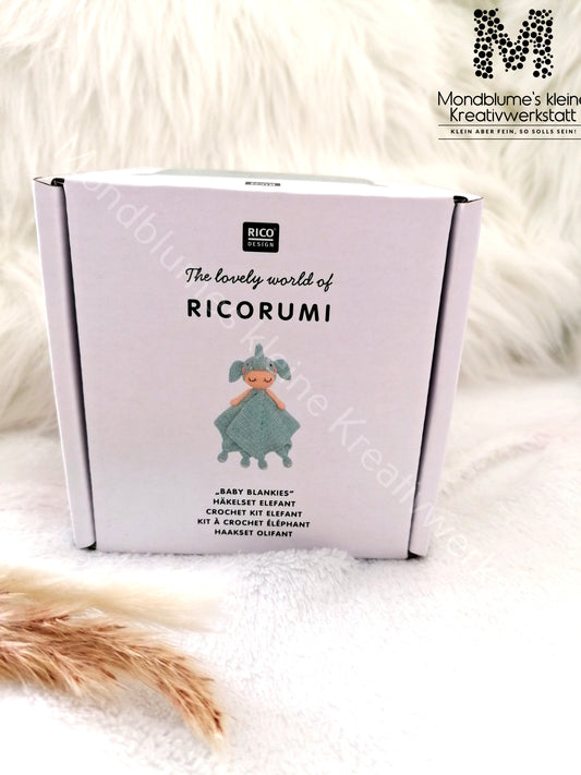 Ricorumi Häkelset Baby Blankies Elefant | Schmusetuch häkeln