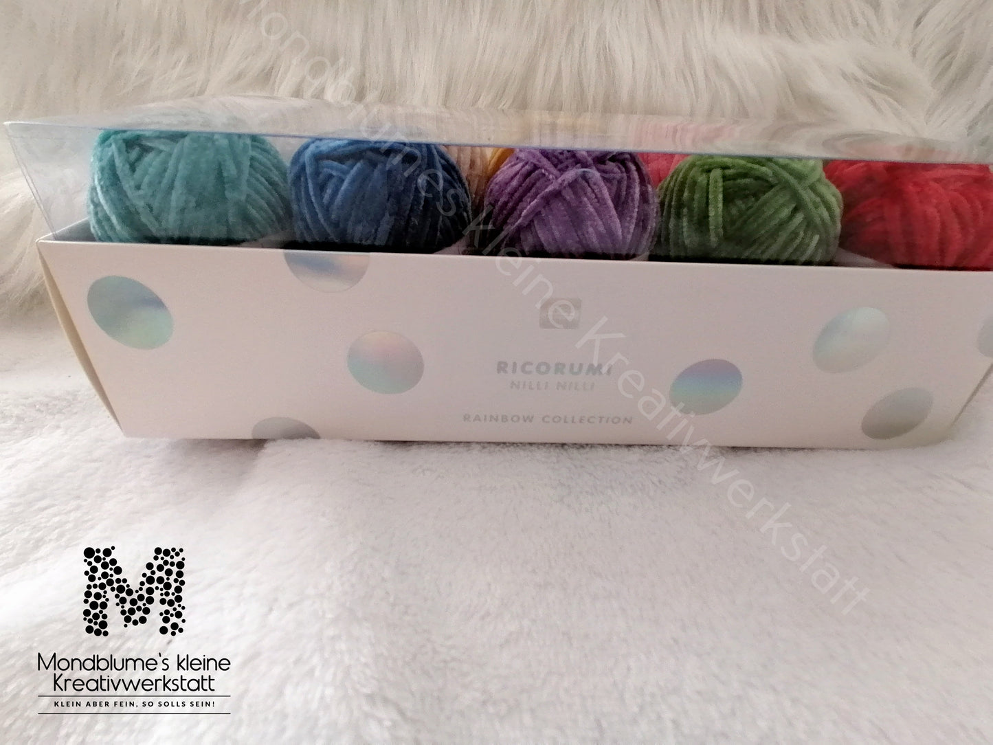 Ricorumi Nilli Nilli rainbow Häkelgarn | 10 Regenbogenfarben 25g pro Knäuel