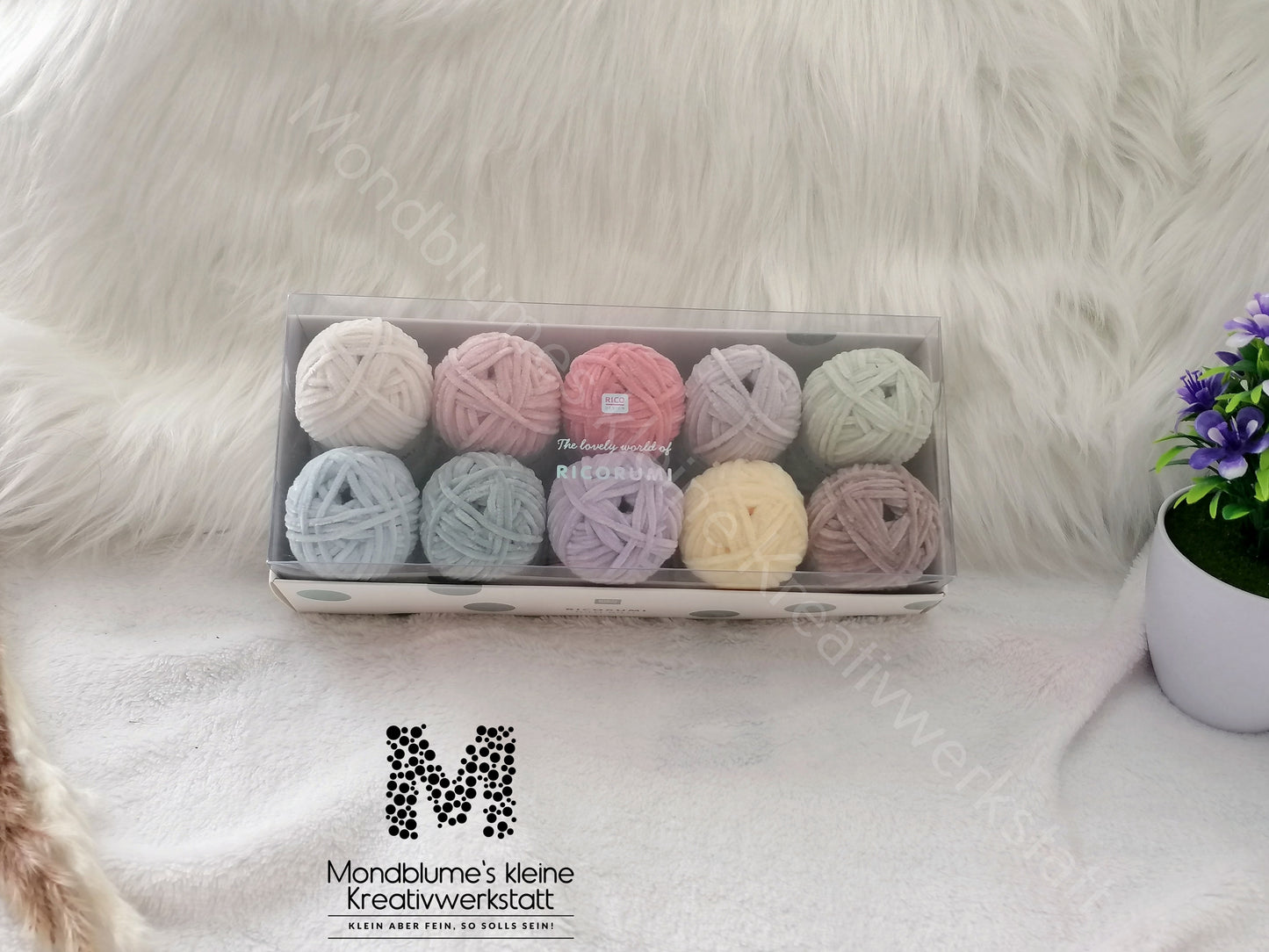 Ricorumi Nilli Nilli pastel Häkelgarn | 10 Pastellfarben 25g pro Knäuel