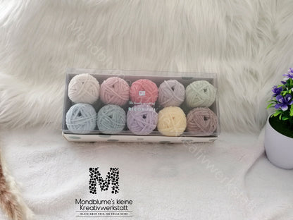 Ricorumi Nilli Nilli pastel Häkelgarn | 10 Pastellfarben 25g pro Knäuel