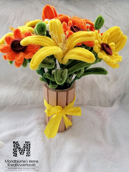 Blumenstrauß/ Pfeifenputzer (Ohne Vase)