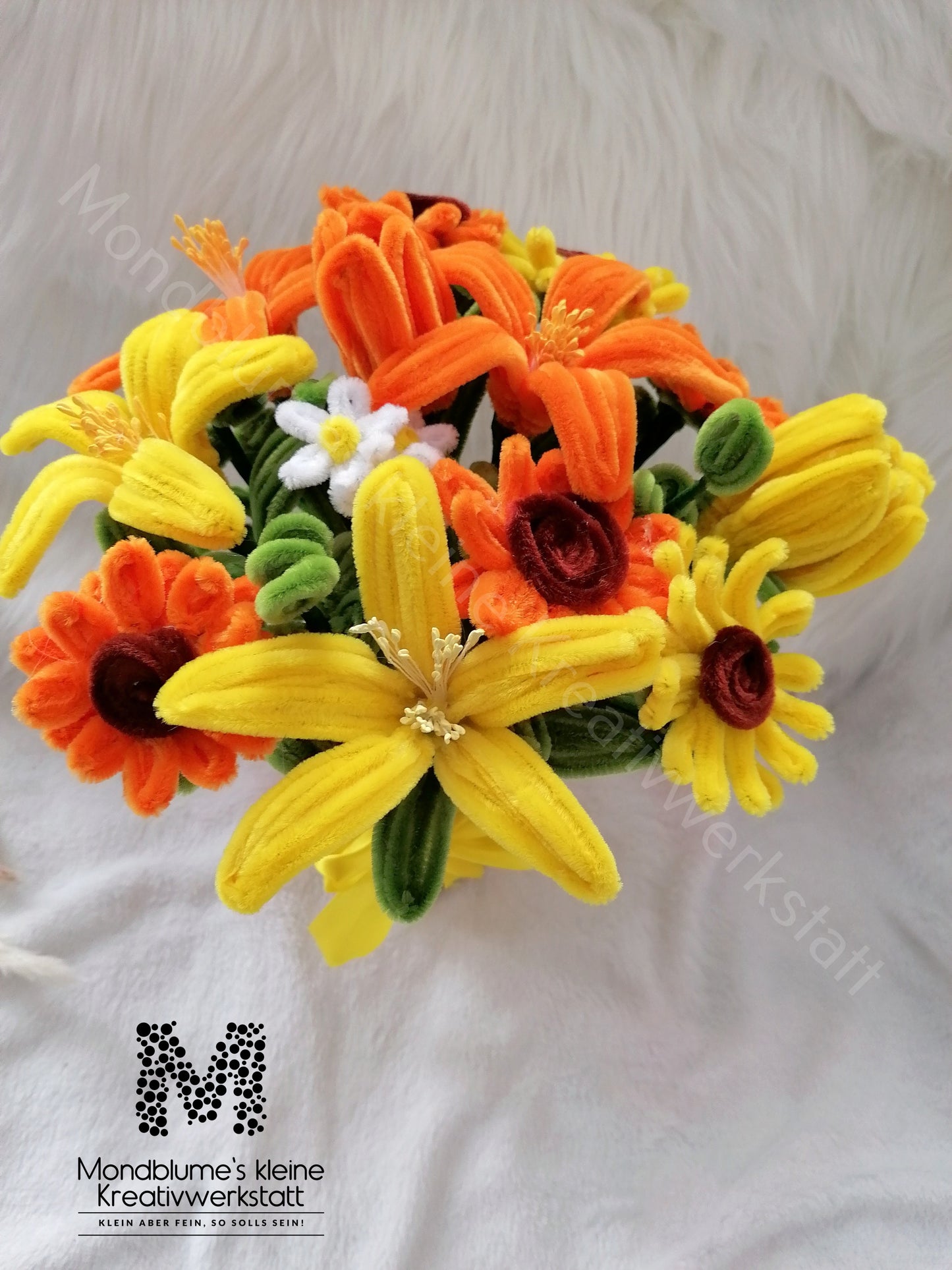 Blumenstrauß/ Pfeifenputzer (Ohne Vase)