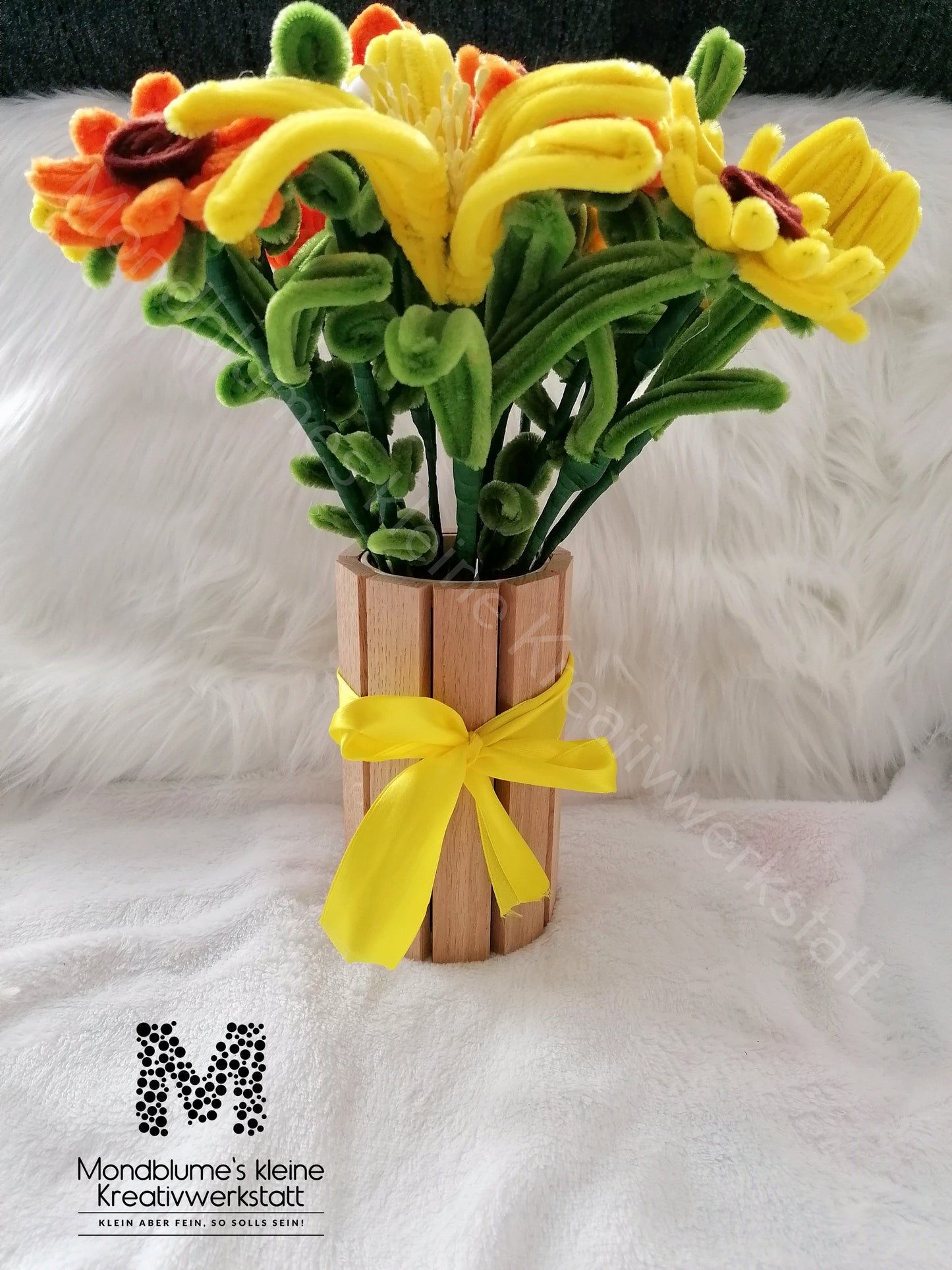 Blumenstrauß/ Pfeifenputzer (Ohne Vase)