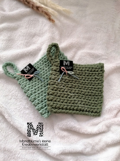 Topflappenset gehäkelt | Handgemacht aus Baumwolle