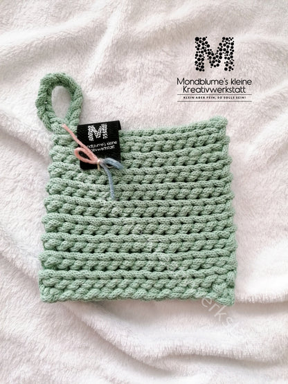 Topflappenset gehäkelt | Handgemacht aus Baumwolle