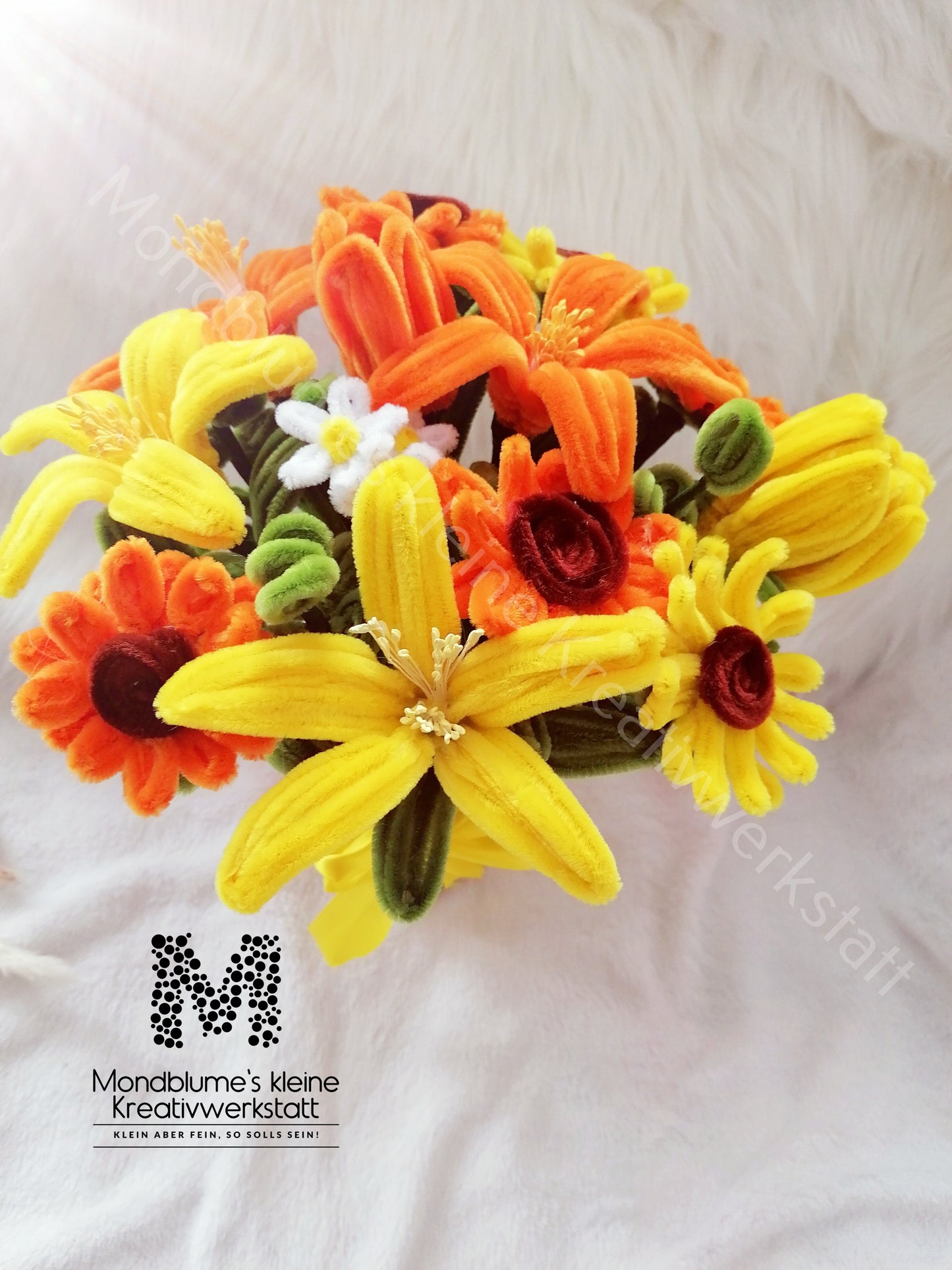 Blumenstrauß/ Pfeifenputzer (Ohne Vase)