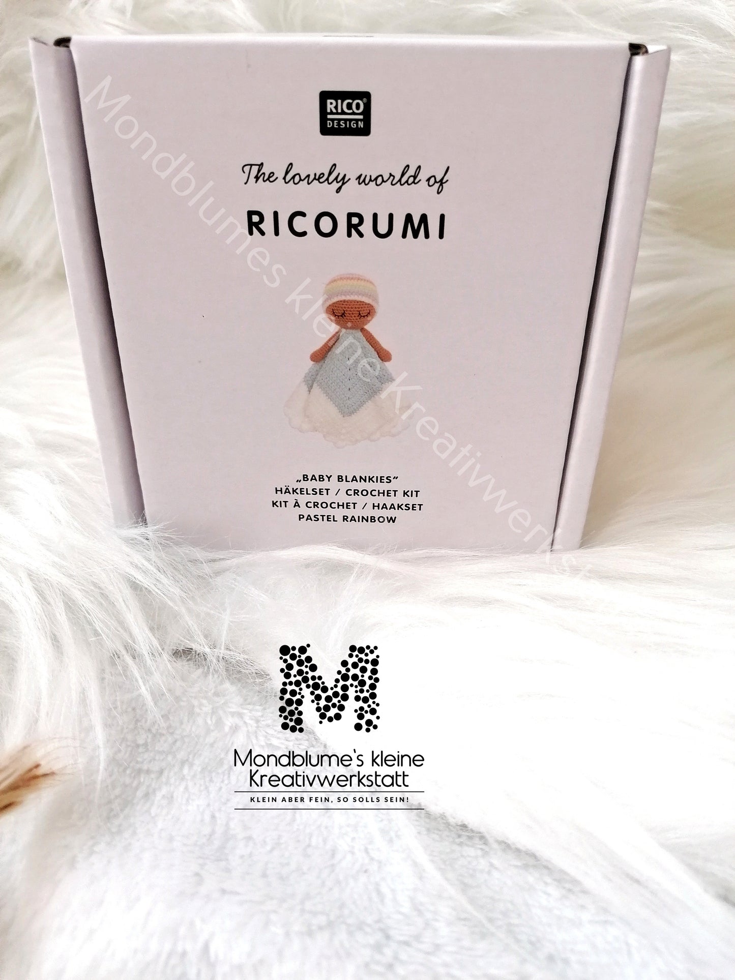 Ricorumi Häkelset Baby Blankies Rainbow | Schmusetuch häkeln