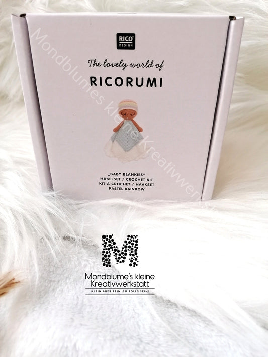 Ricorumi Häkelset Baby Blankies Rainbow | Schmusetuch häkeln