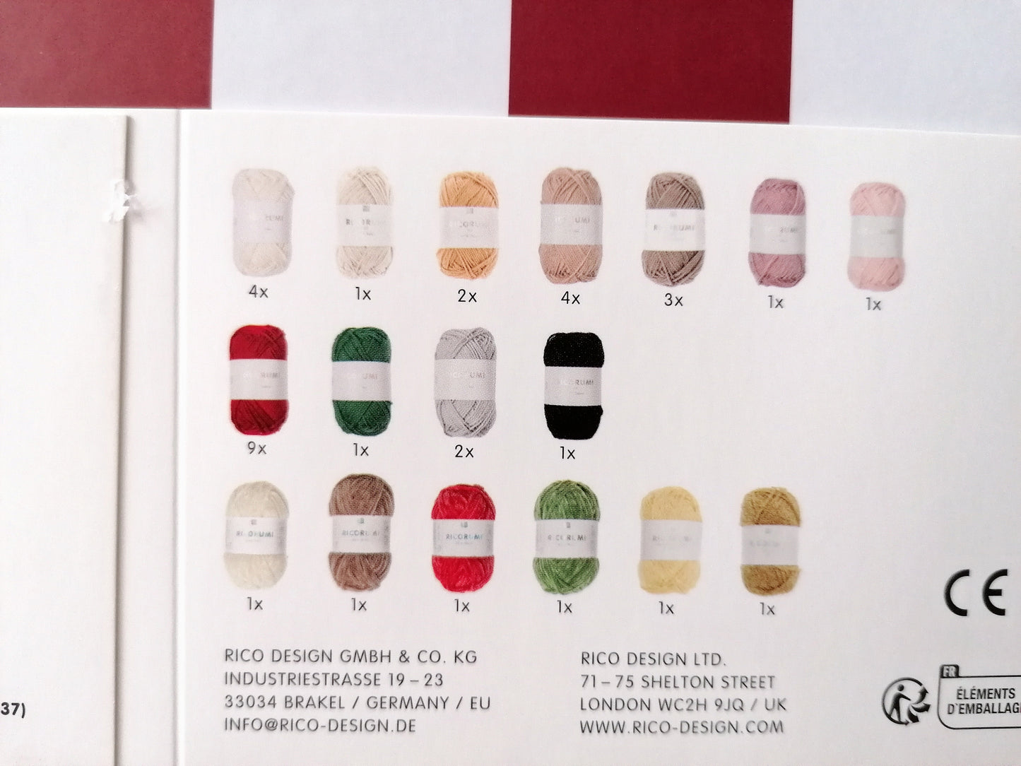 Ricorumi Christmas Cal Box 5 | Weihnachts-Häkelset CAL