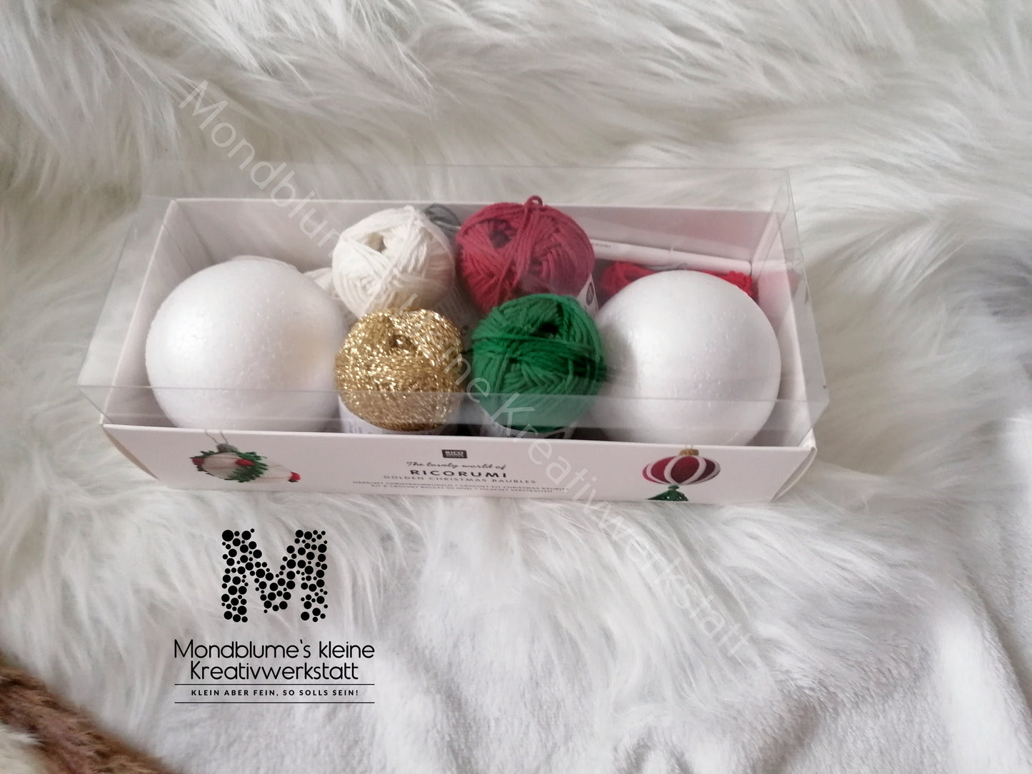 Ricorumi Häkelset Christbaumkugeln Gold | Weihnachtsdeko häkeln