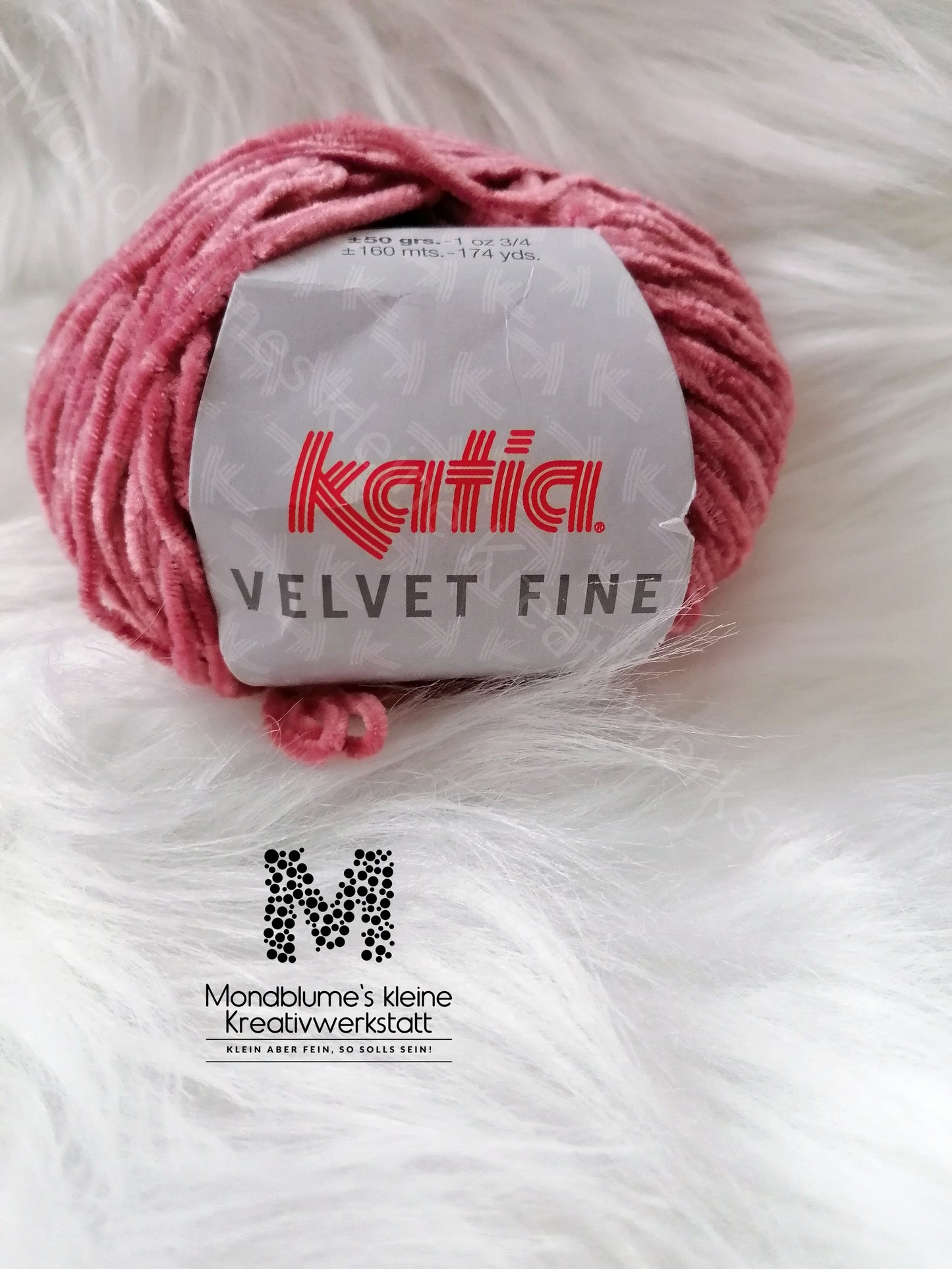 Katia Velvet Fine 204 Beige-Rot