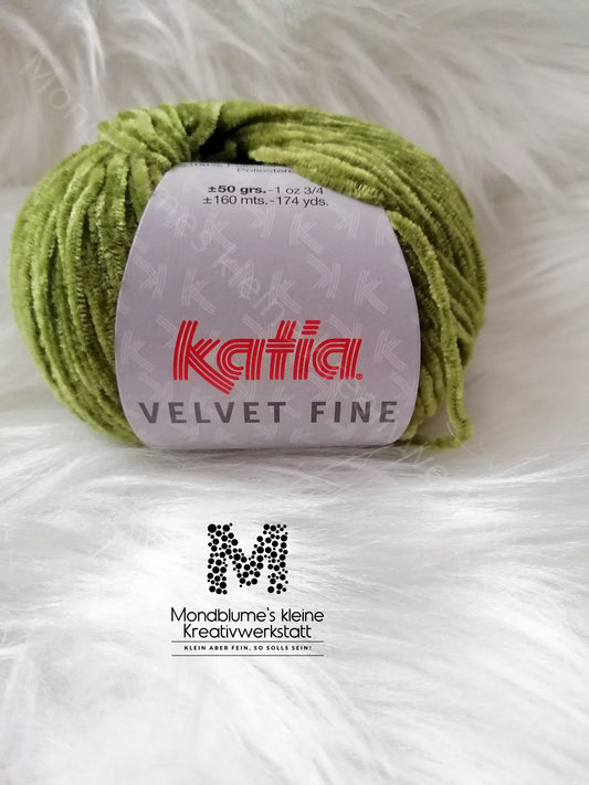 Katia Velvet Fine 220 Moosgrün
