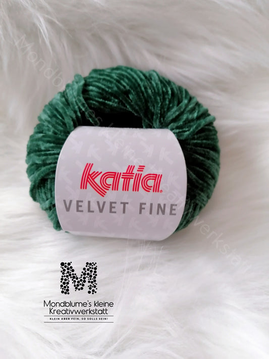 Katia Velvet Fine 214 Flaschengrün