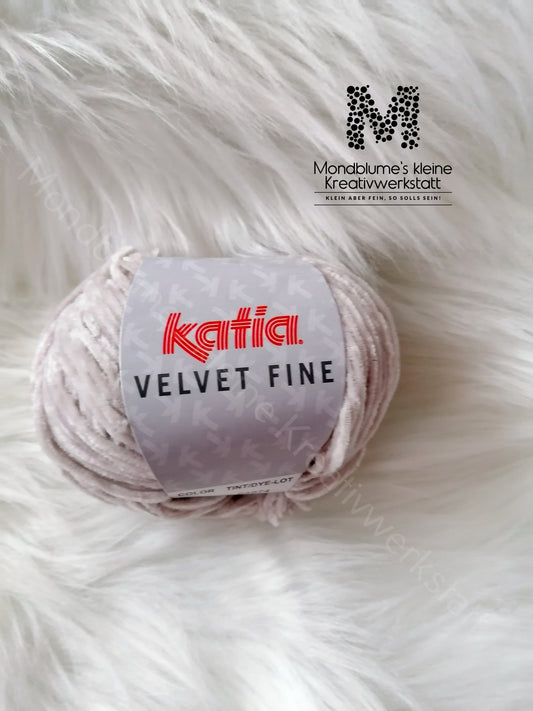 Katia Velvet Fine 208 Hellgrau