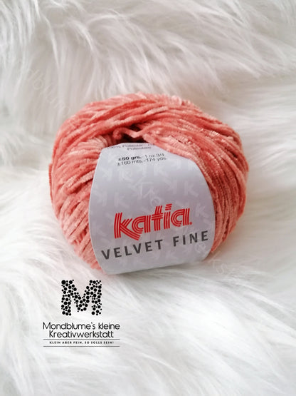 Katia Velvet Fine 223 Lachsorange