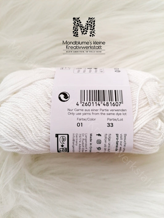 Pro Lana Basic Cotton Weiß 001