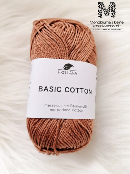 Pro Lana Basic Cotton Puderbraun 008