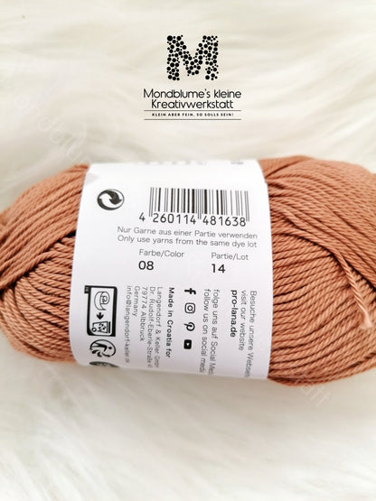 Pro Lana Basic Cotton Puderbraun 008