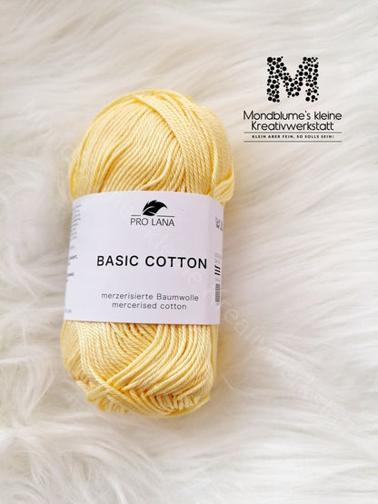 Pro Lana Basic Cotton Pastellgelb 021