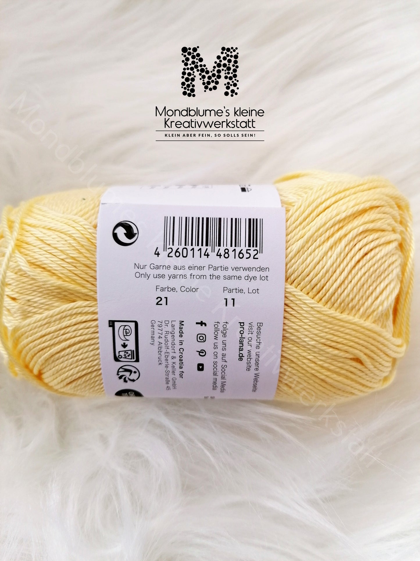 Pro Lana Basic Cotton Pastellgelb 021